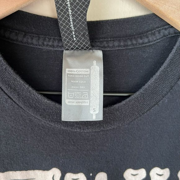 Johnny Cupcakes Johnny Bones Halloween Black Graphic T-shirt - Picture 11 of 11